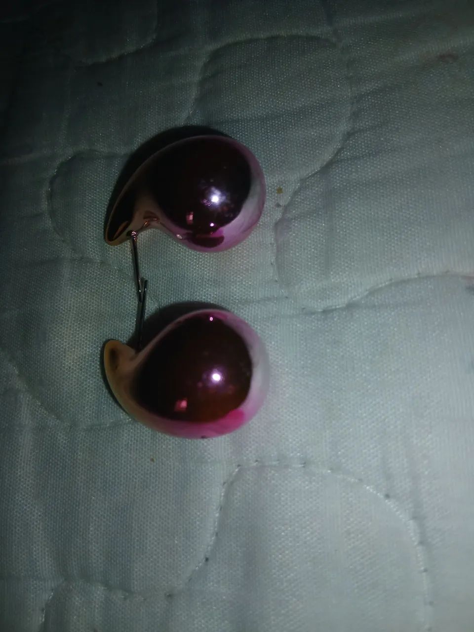 Brinco de pingo rosa 25 reais - Foto 2