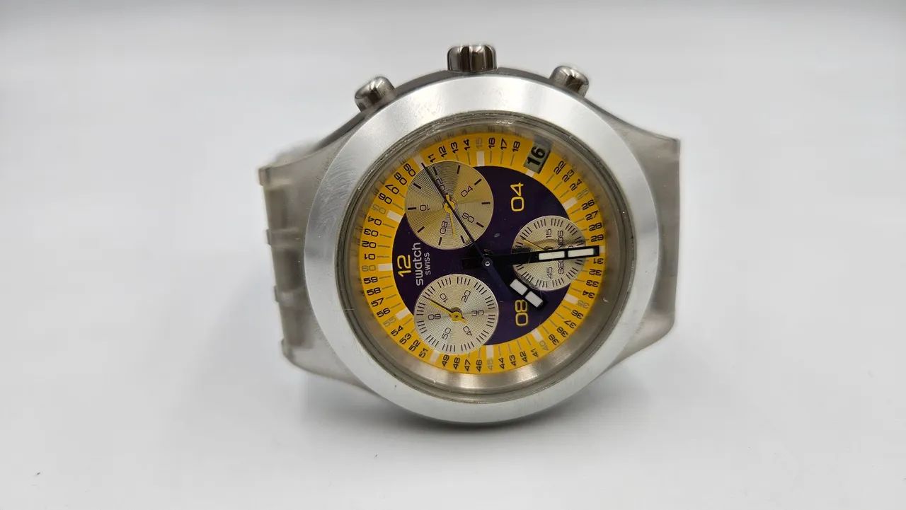 Relógio Swatch Irony Diaphane Chrono - Foto 2