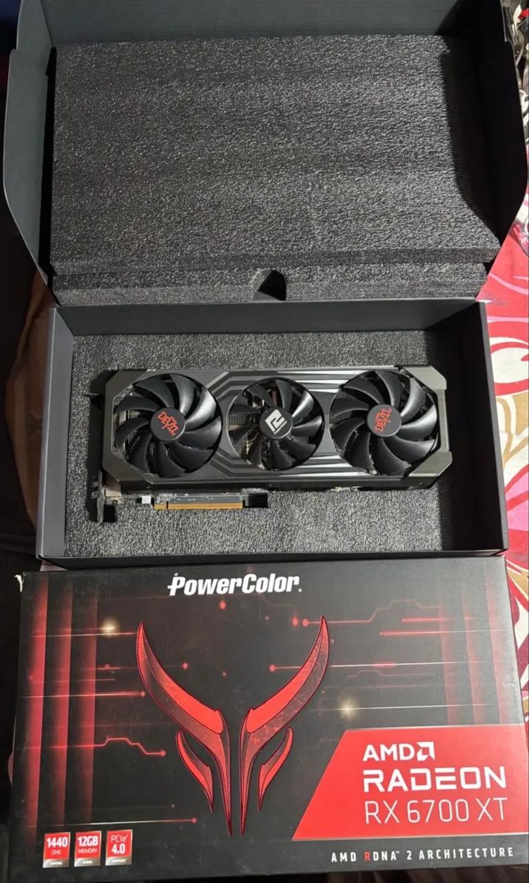 Vendo Placa de vídeo RX 6700 XT RedDevil