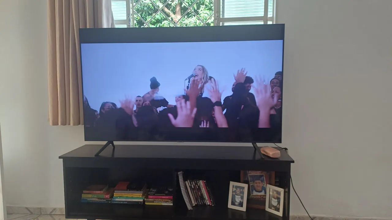 Tv smart 60 polegadas 4k tela de crystal - Foto 2