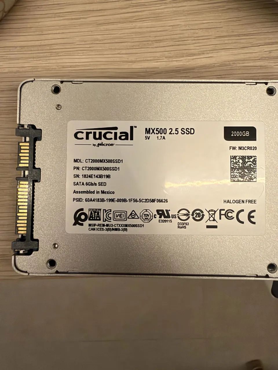 SSD Crucial MX500 2tb - Foto 2