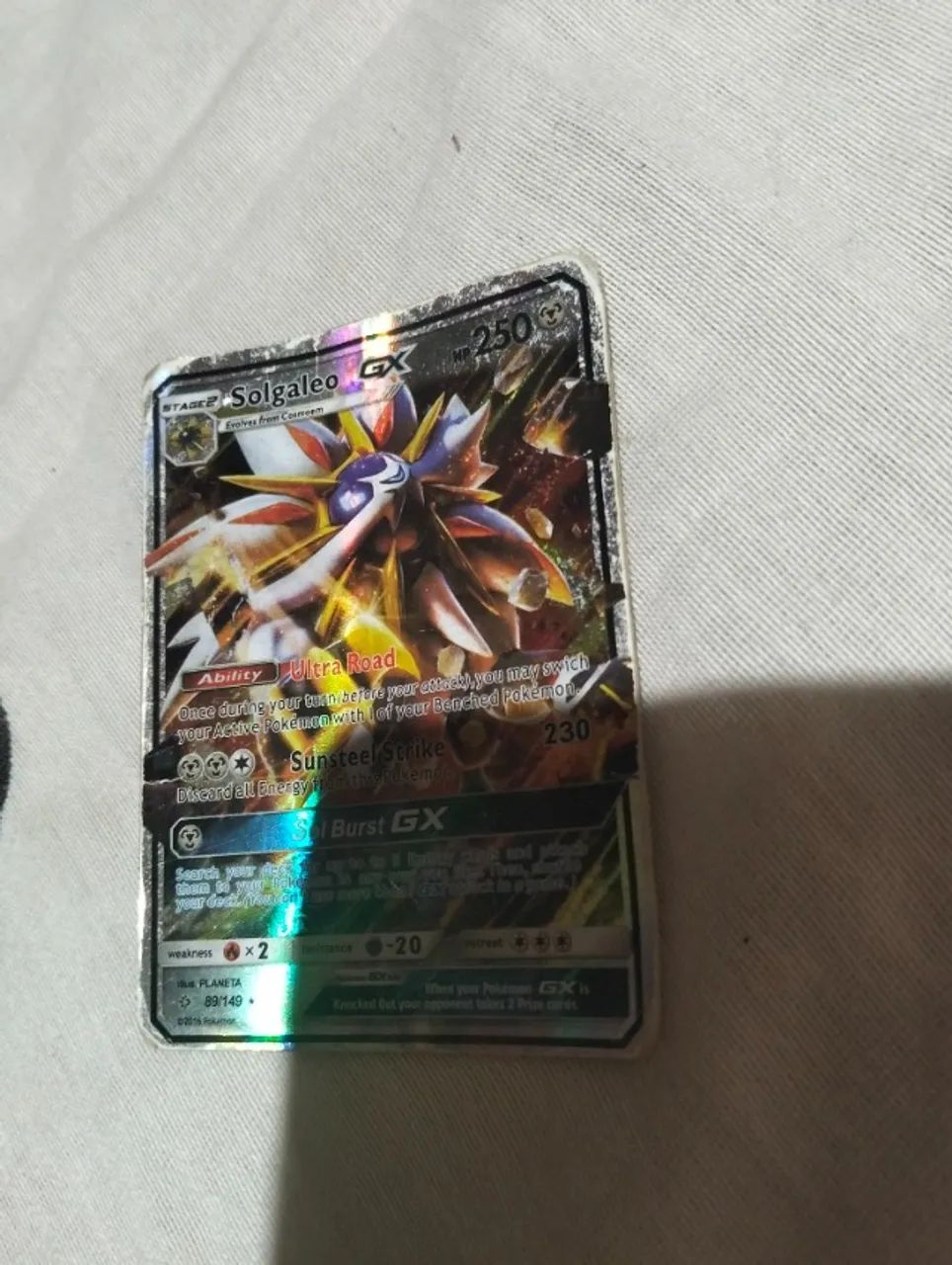 Carta pokémon Solgaleo gx  - Foto 4