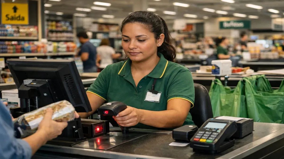 Contrata-se Operadora de Caixa 