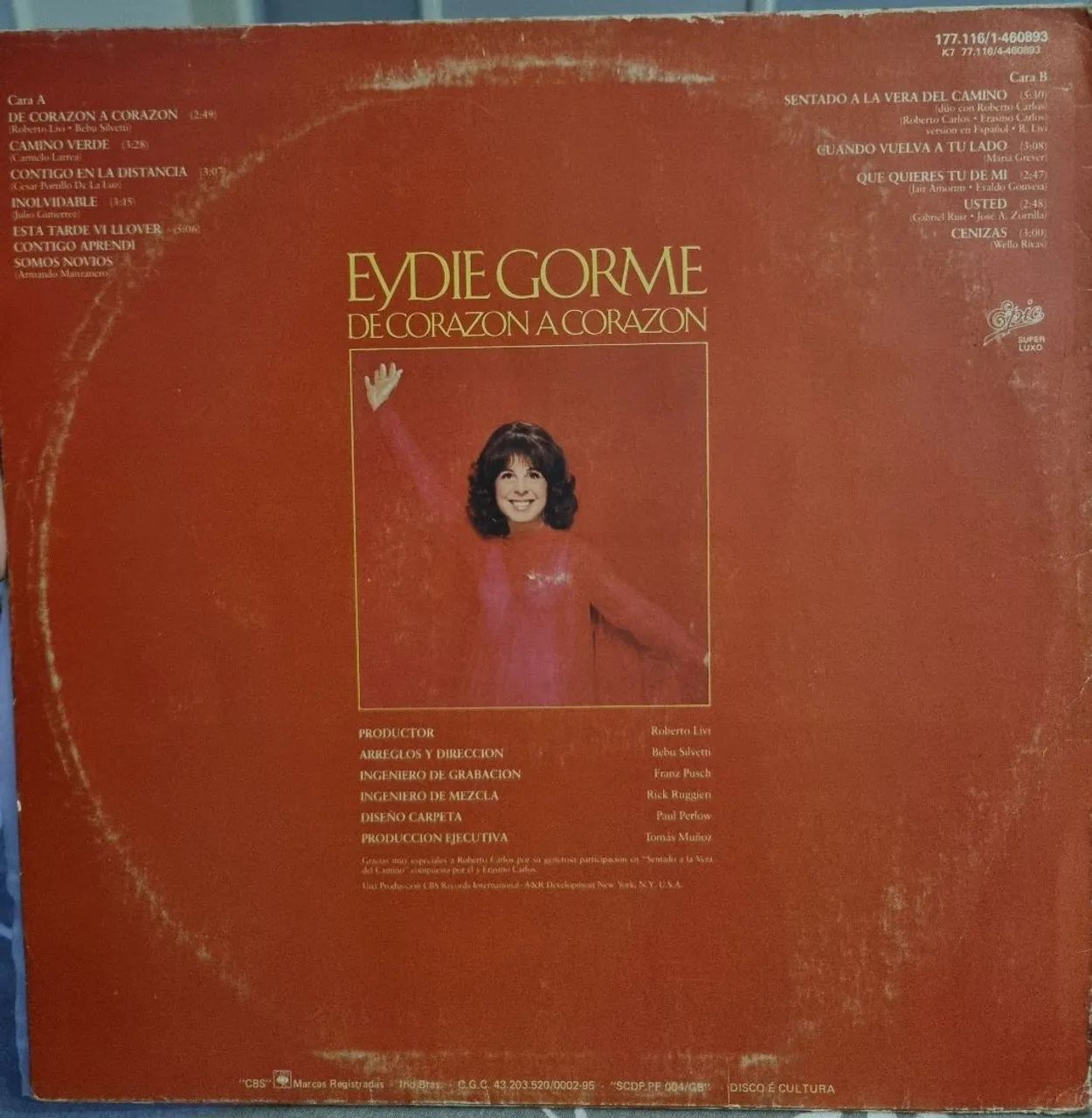 LP Eydie Gorme com Roberto Carlos - Foto 2