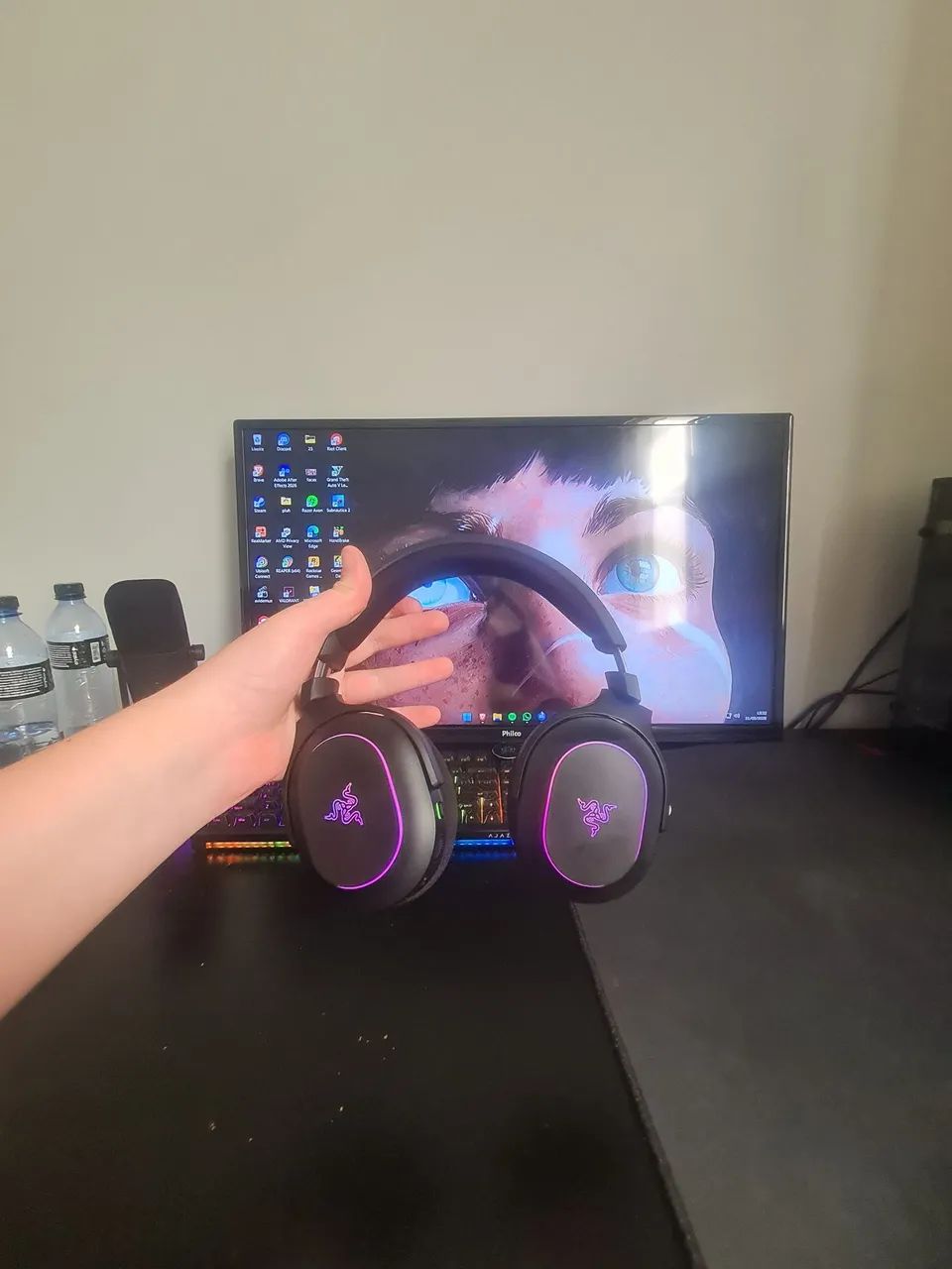 HEADSET RAZER BARRACUDA X CHROMA (nunca usado) - Foto 3