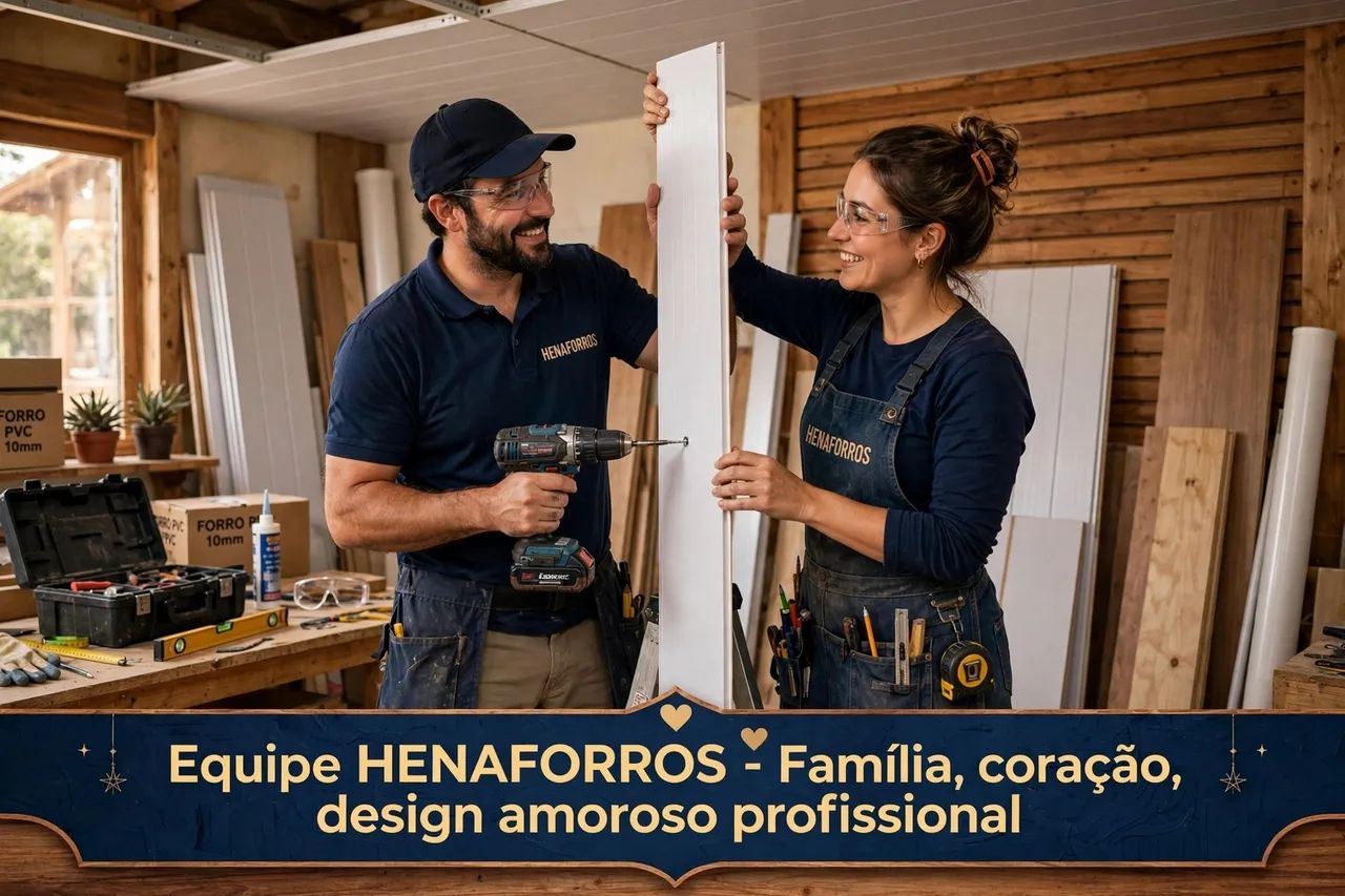 Forro pvc, portas sanfonada 