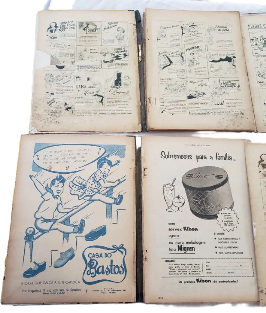 Raro! almanaques o tico-tico 1952 1953 1954 1957 originais - Foto 3
