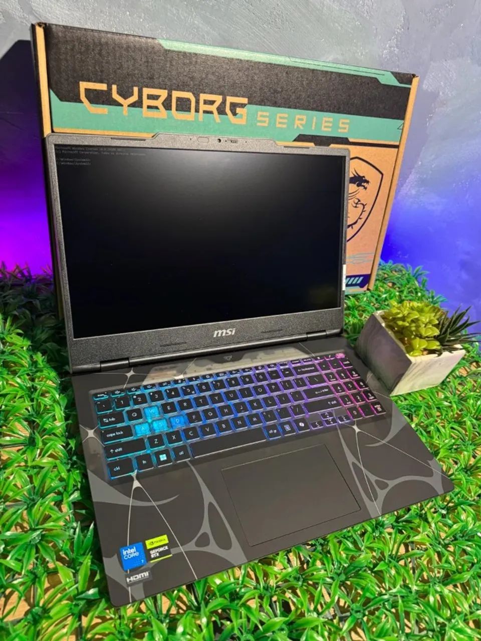 Notebook Gamer MSI Cyborg 15 Core 7 RTX 5060 NOVO! - Foto 4