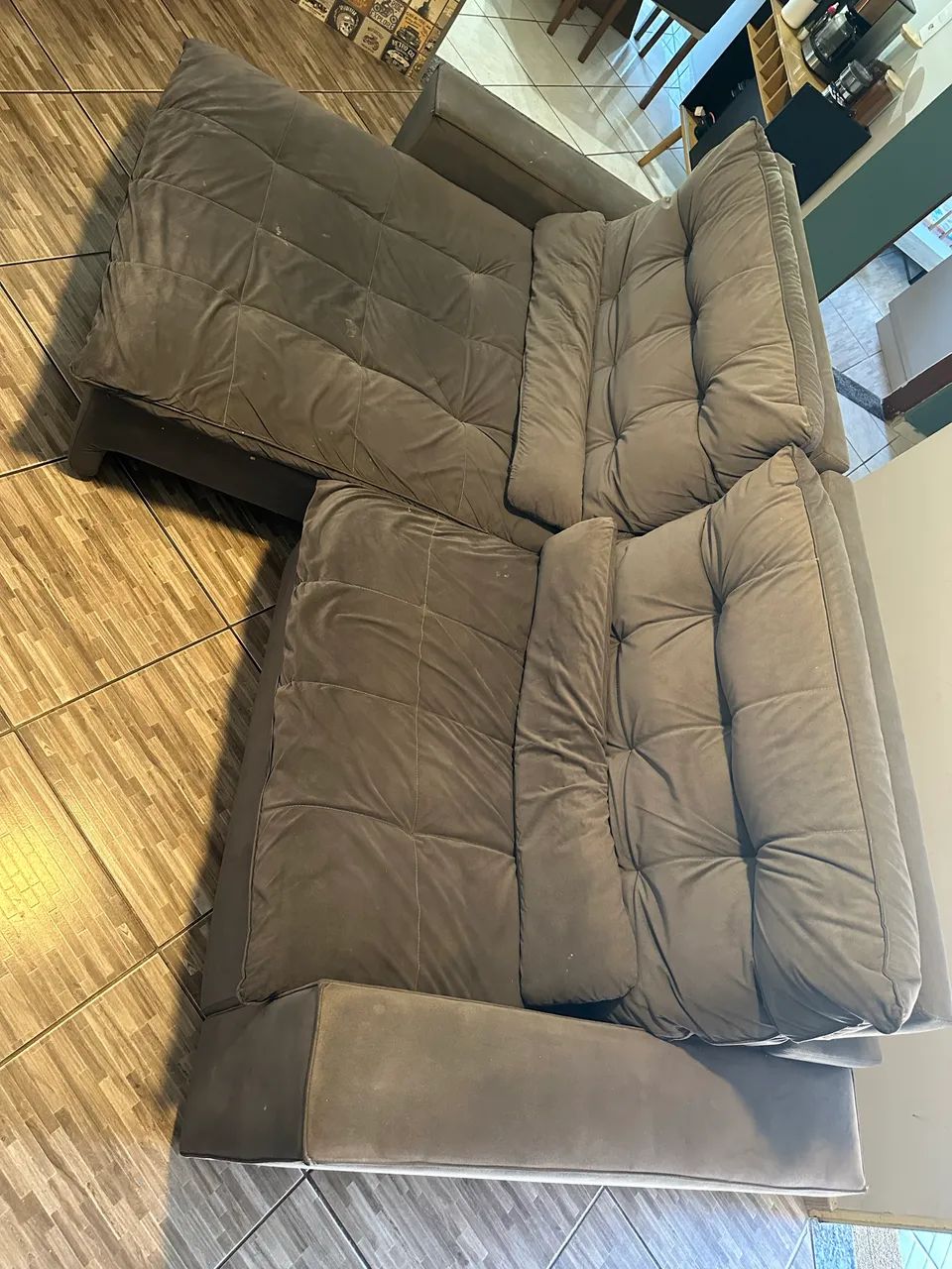 sofá 2,50m retrátil e reclinável - Foto 2
