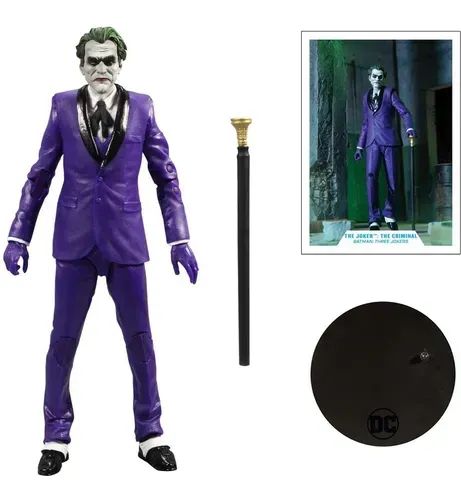 mcfarlane batman coringa 3 jokers the criminal dc comics joker