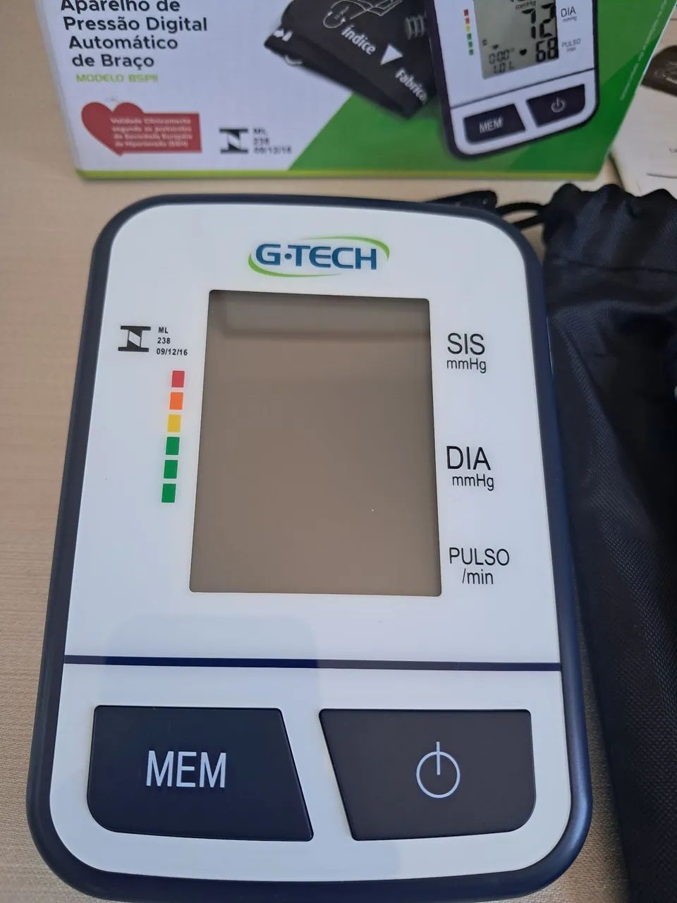Monitor de pressão Arterial Digital Automático de Braço G-Tech - Novo - Foto 2