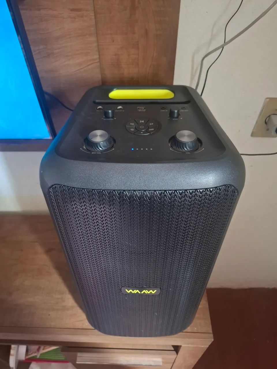Caixa de som alok infinite 200 160w e projetor Hy320 4k - Foto 5