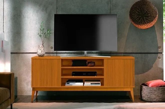Rack Titan 60'' - Off White, Preto e Natural