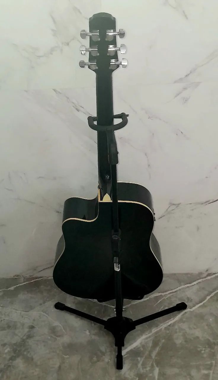 Violao Crafter Ashland ADCE 10 BK aço - Foto 2