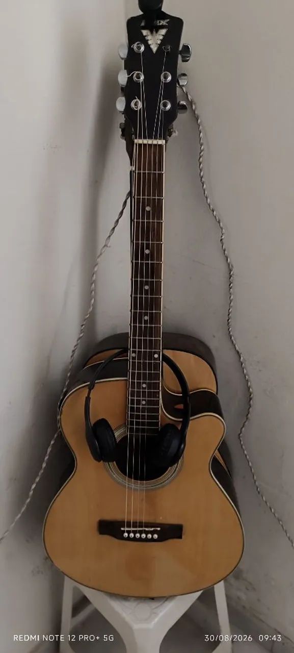 Violão PHX ELÉTRICO (Troco TBM) - Foto 5