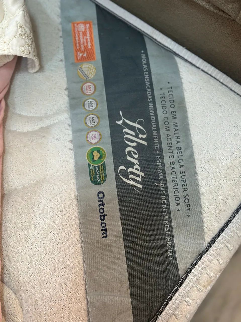 Cama super king com base e cabeceira baú - Foto 5