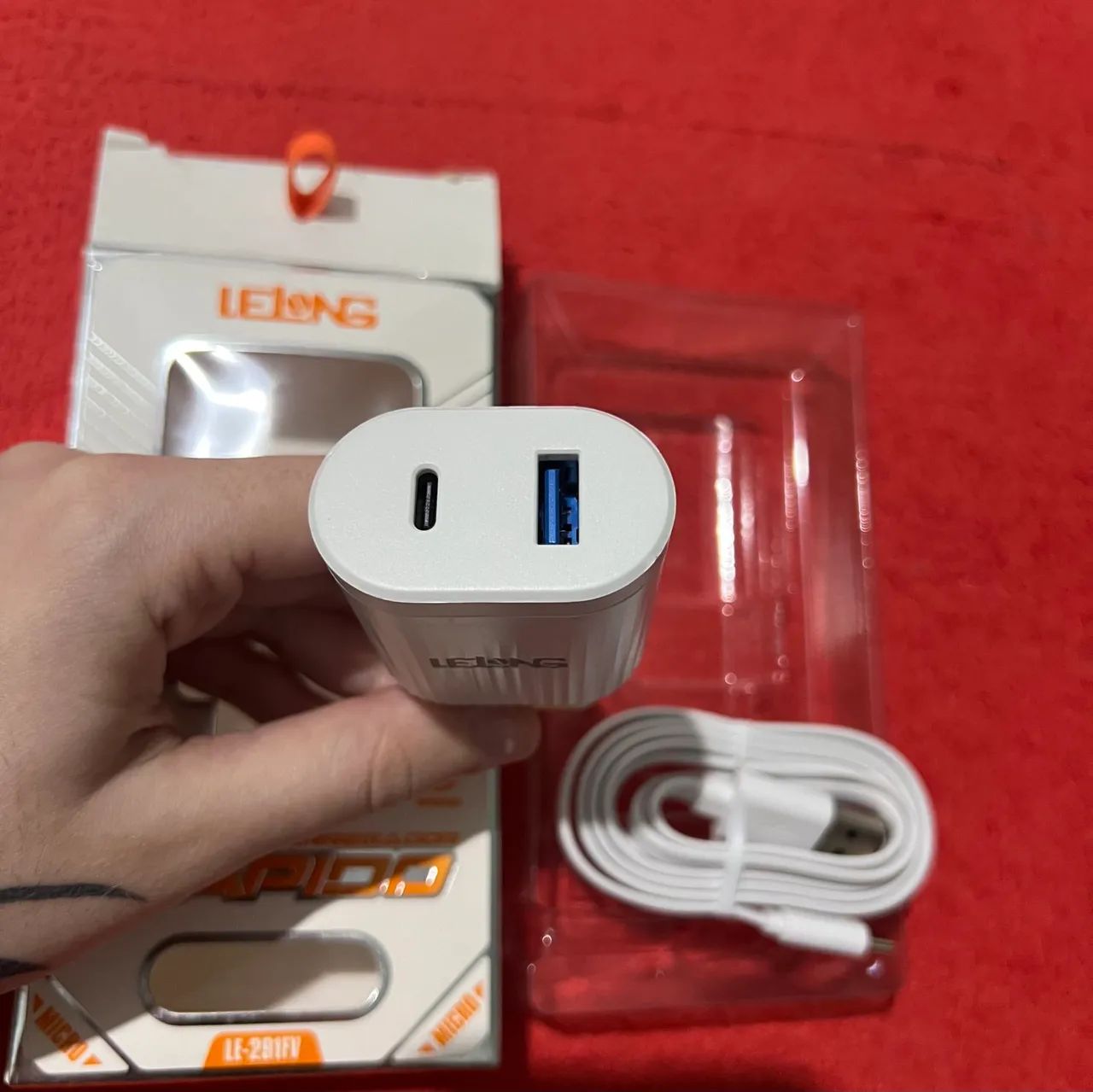 Carregador Lelong Micro USB 5.1A - Foto 2