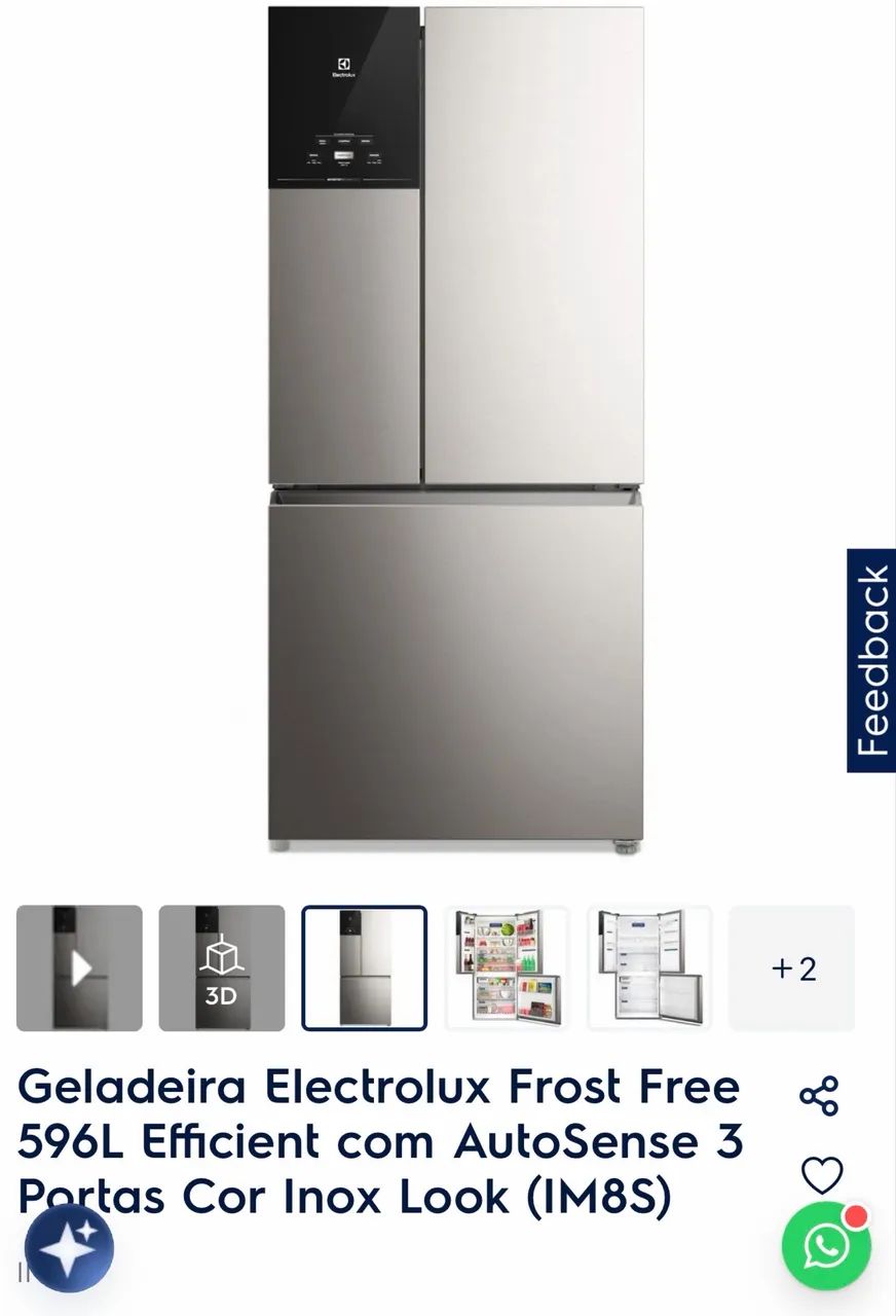 Geladeira Eletrolux (lacrada)