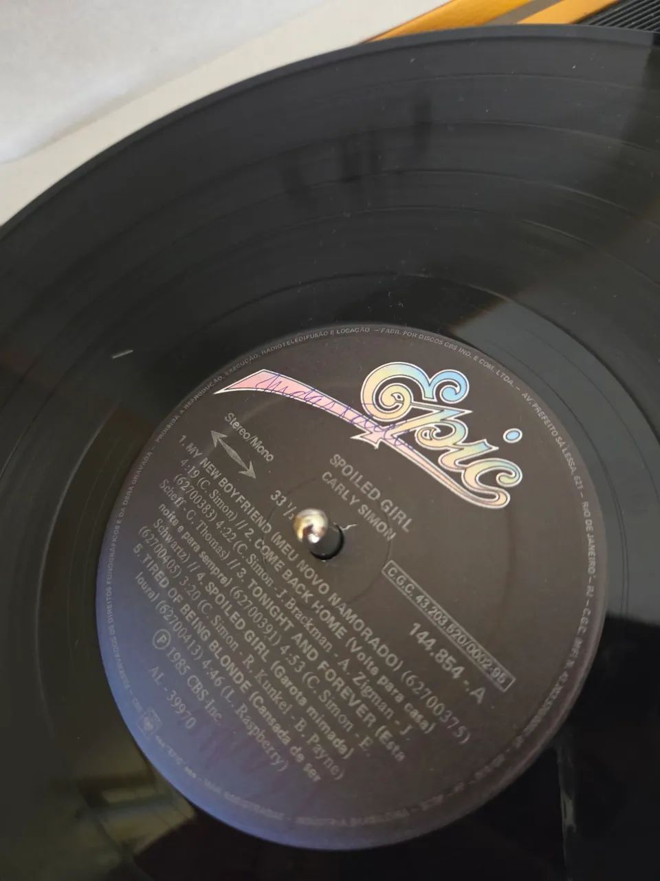 LP Vinil - CARLY SIMON - Spoiled Girl - Foto 2