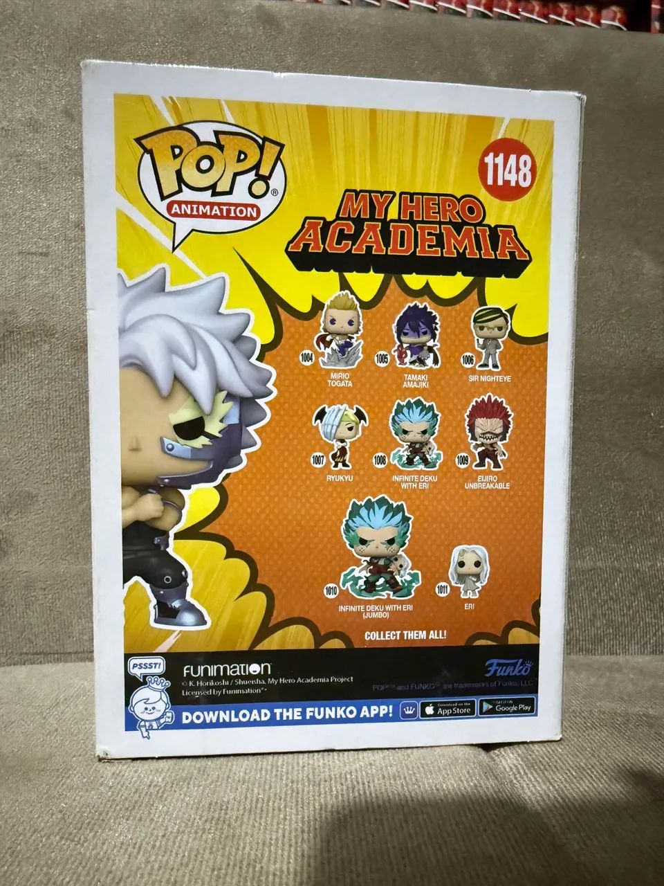 Boneco Funko pop Original, My Hero academia - tetsutetsu - Foto 3