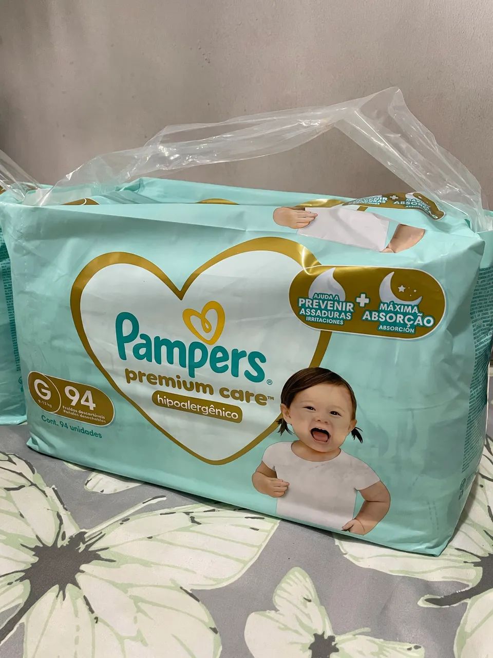 Fralda Pampers Premium Care G 