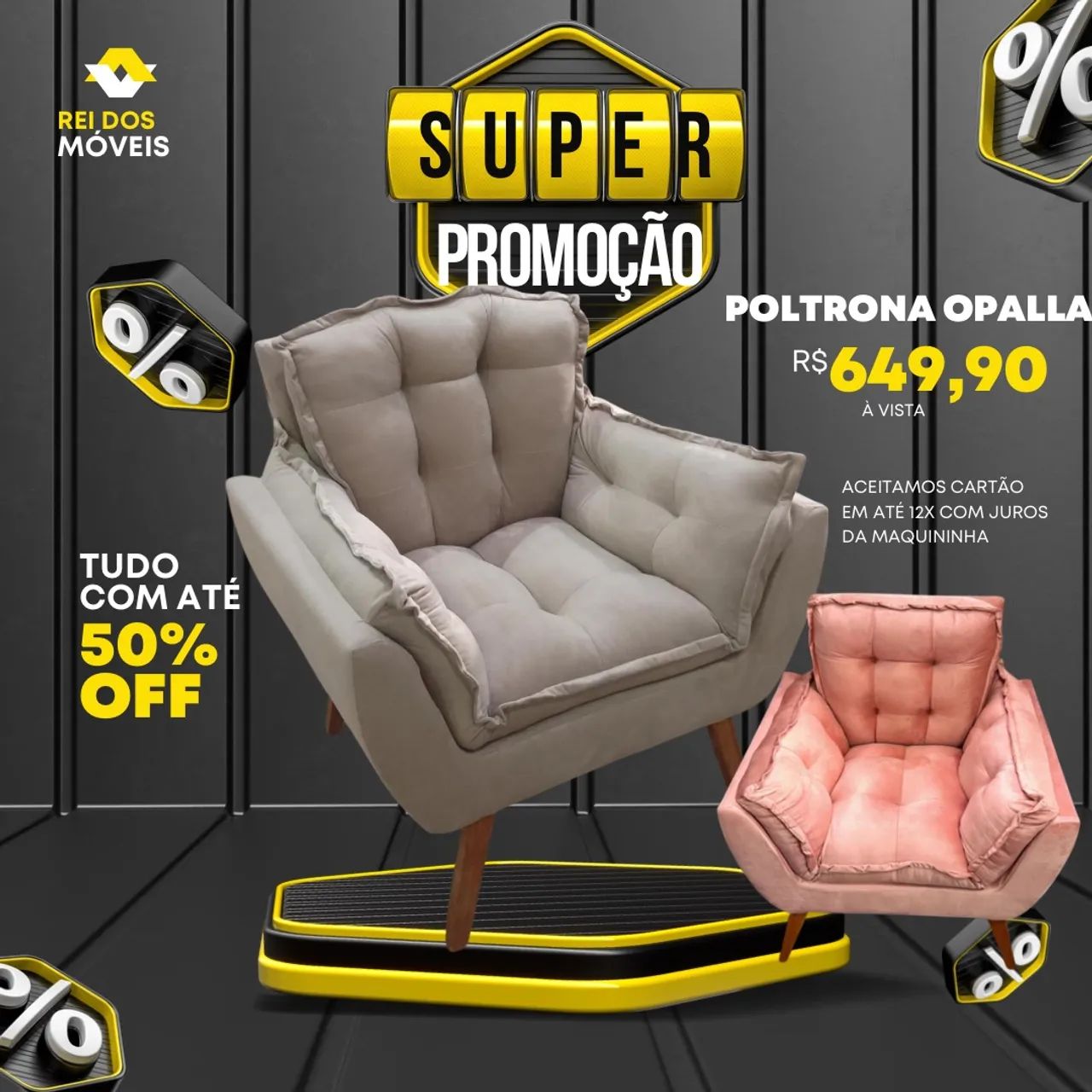 Poltrona super confortável a pronta entrega 