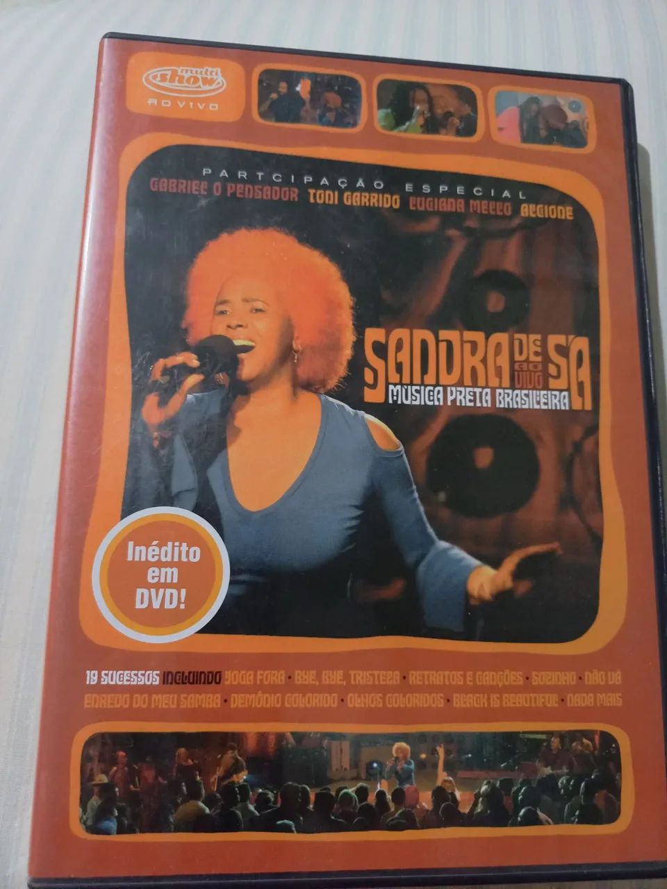 Título: DVD Sandra de Sá - Música Preta Brasileira (Ao Vivo) - Original