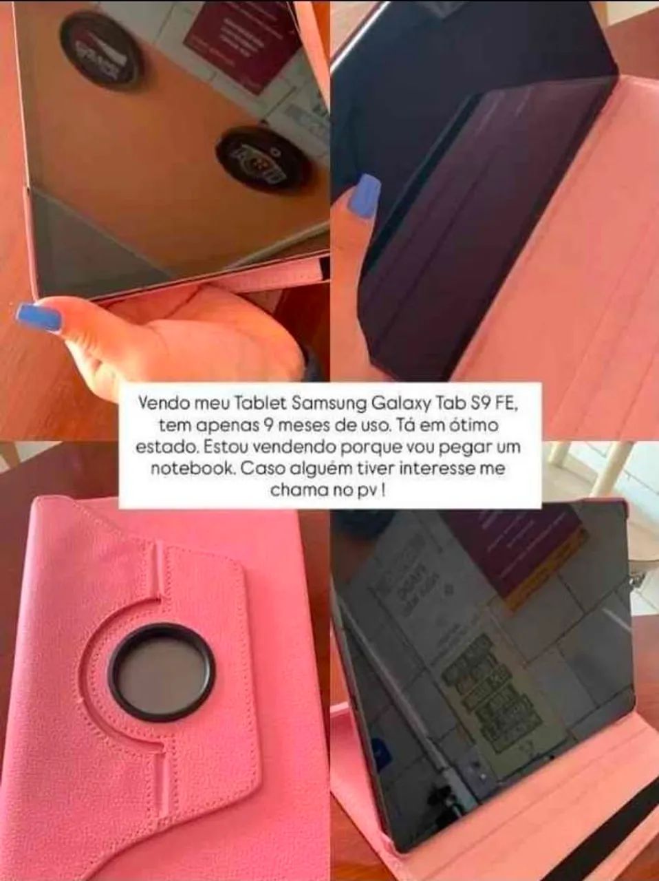 Tablet Sansung S9 fe 