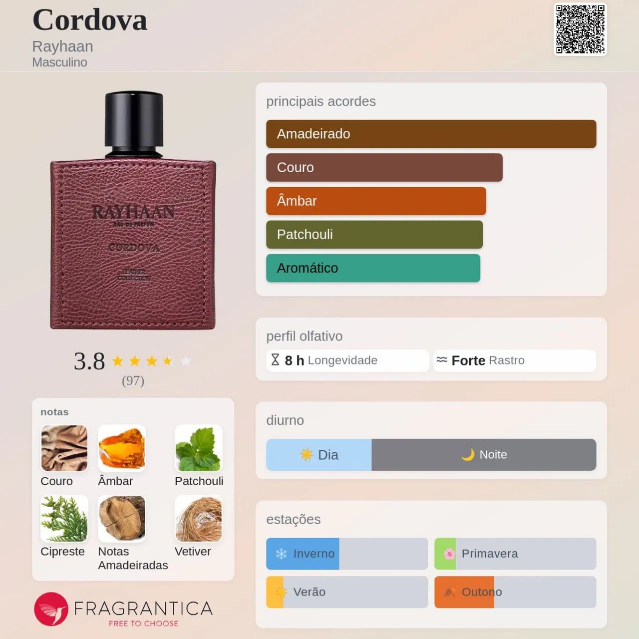 Perfume árabe Cordova - Rayhaan  - Foto 2