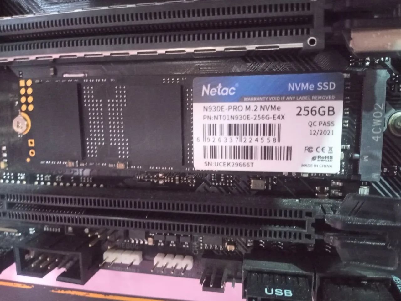 SSD nvme 256gb Netac  - Foto 3