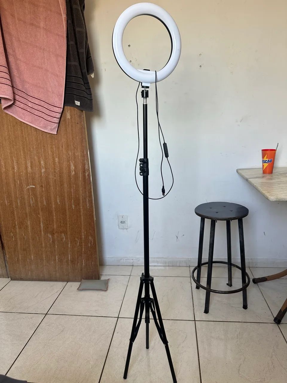 Ring light com tripé de 2m 