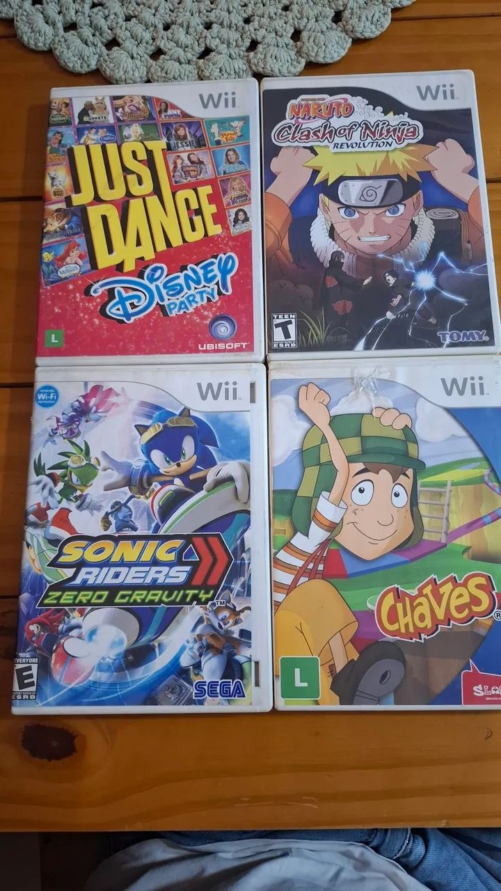 4 jogos para wii