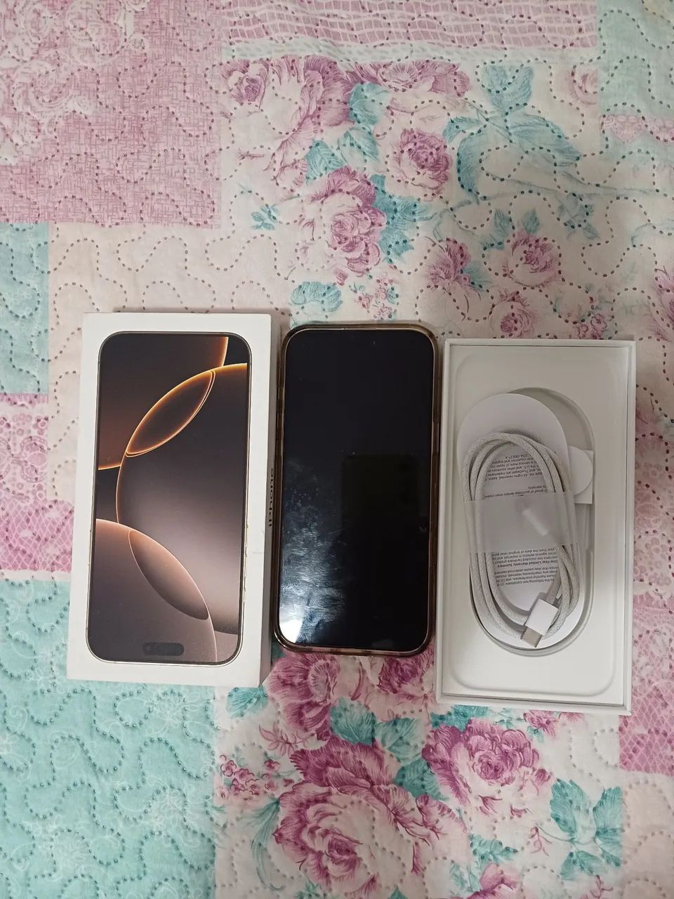 Iphone 16 pro max deserto titânio  - Foto 3
