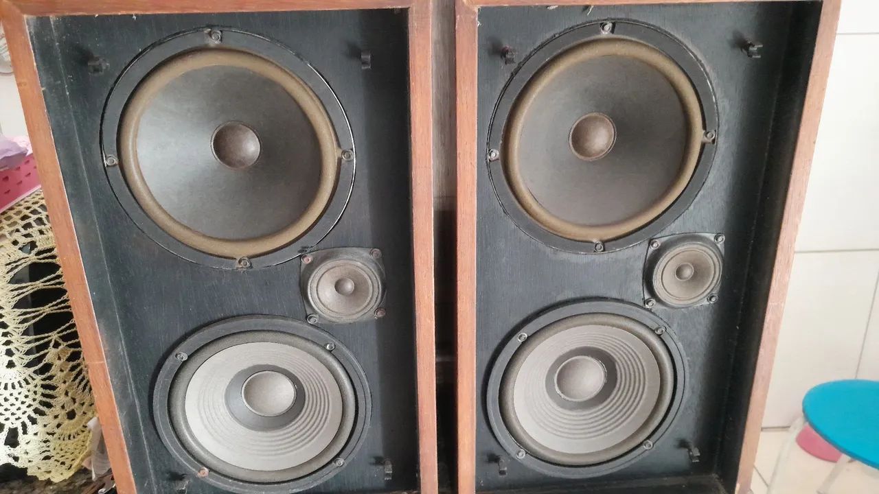 Caixas acústicas Gradiente mini oito 