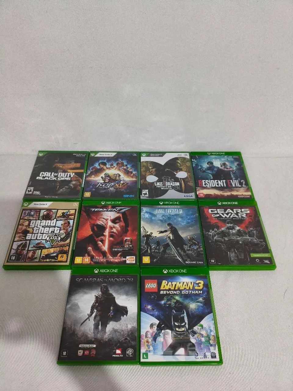 Combo de jogos Xbox one/séries 