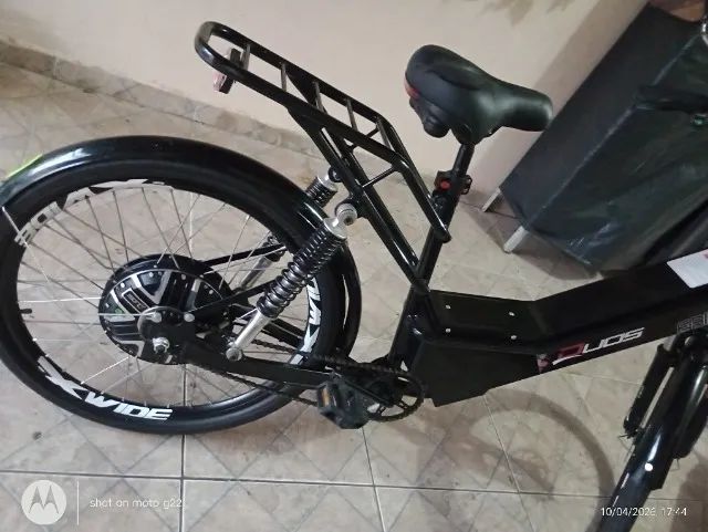 Bicicleta Elétrica Duos Full Preta  - Foto 3