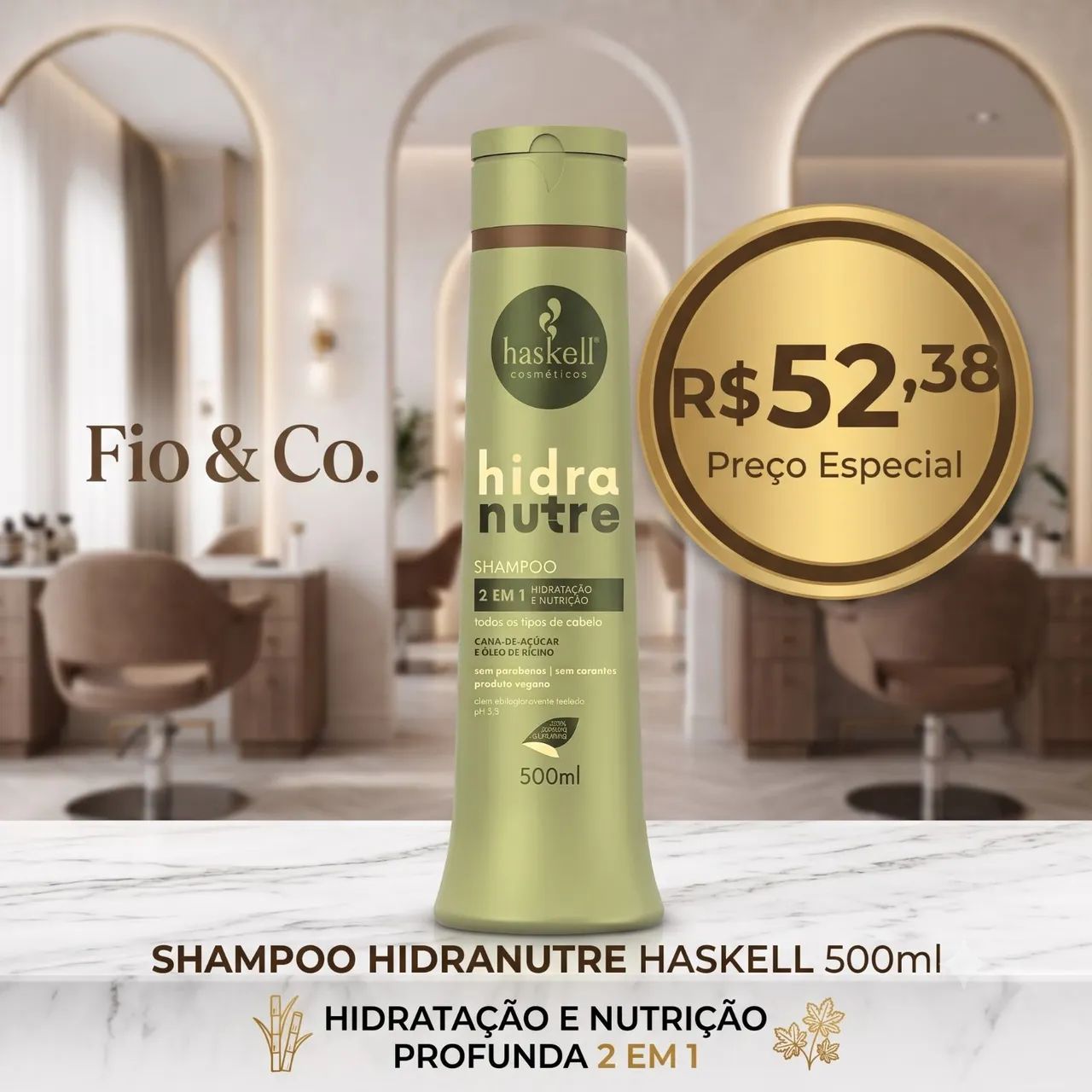 Shampoo Hidranutre Haskell 500ml