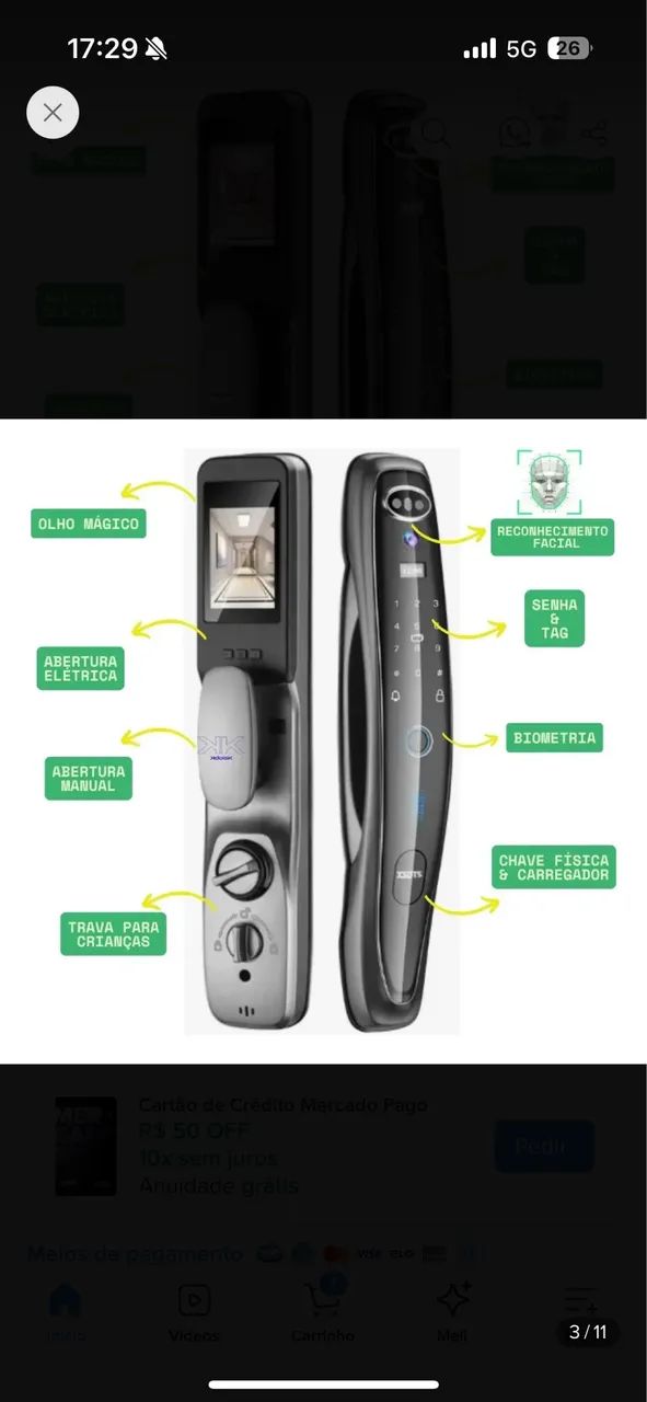 Fechadura inteligente  - Foto 4