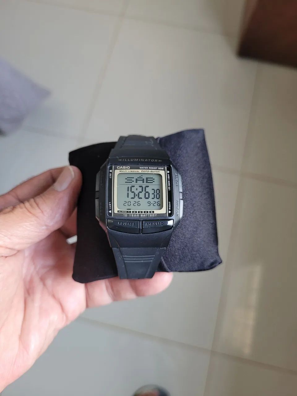 Relógio casio telememo dbc 30