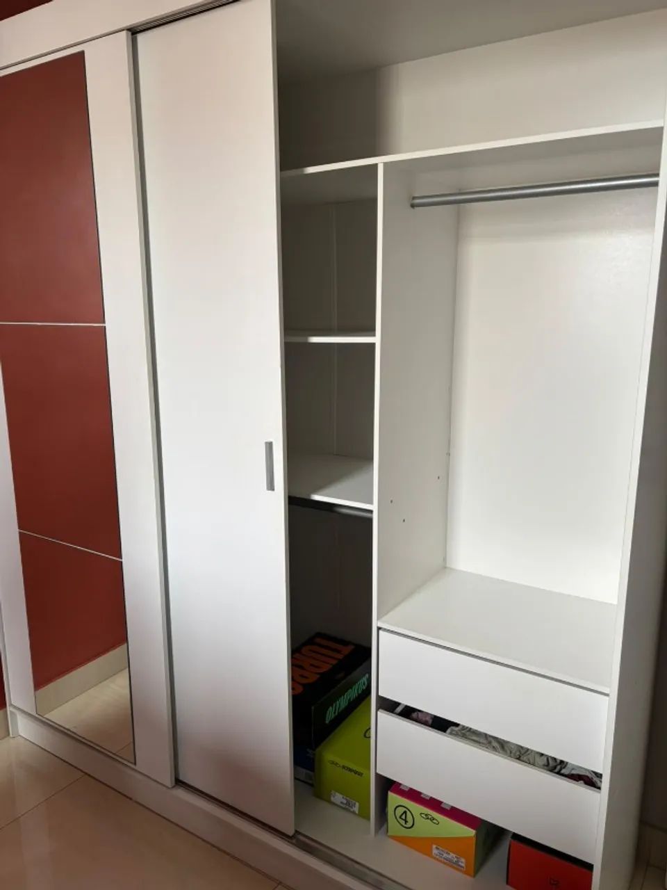 Guarda roupa filé entrega e montagem grátis  - Foto 2