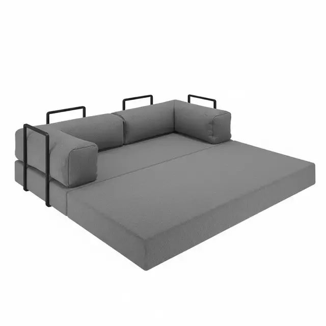 Sofá Cama Franca  na Caixa c/ Espuma D33 Expansível l76 - Foto 4