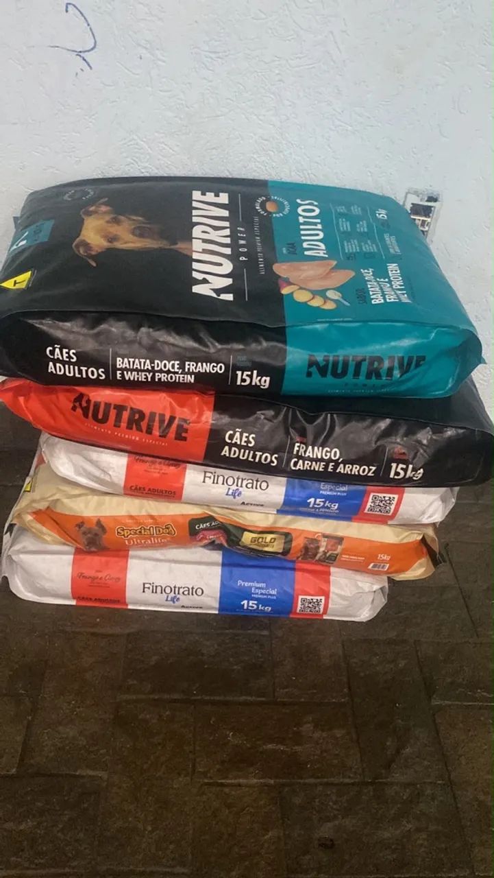 Ração cada pacote 80