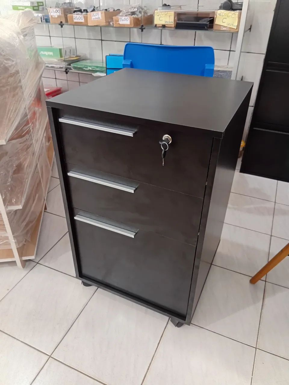 Gaveteiro na cor preta  - Foto 2