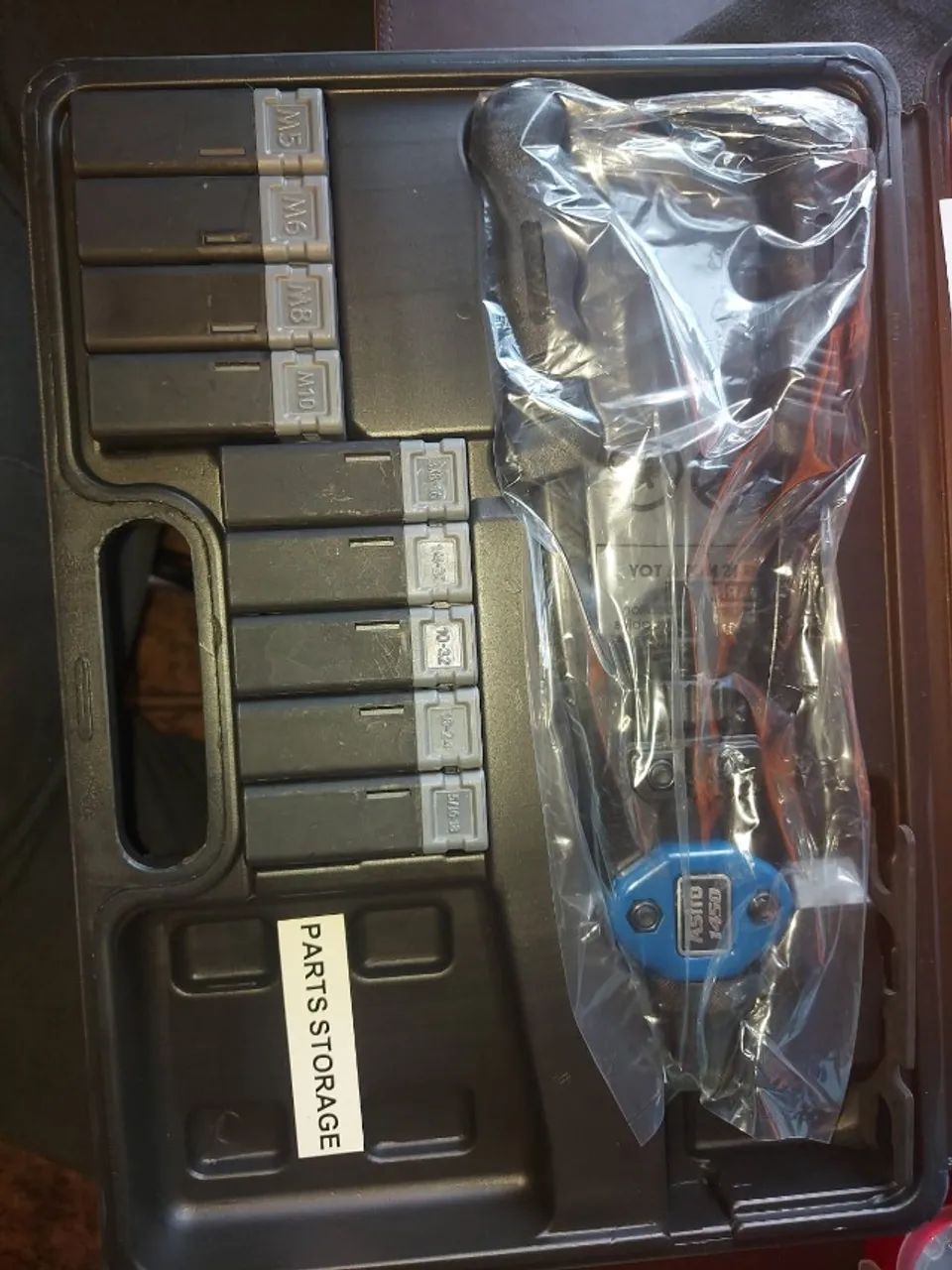 Rebitadeira de rosca extralongo - Astro Pneumatic Tool 1450 Kit de fixação - NOVO - Foto 4