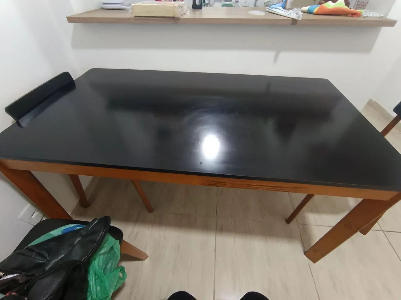 Mesa de madeira maciça  - Foto 3