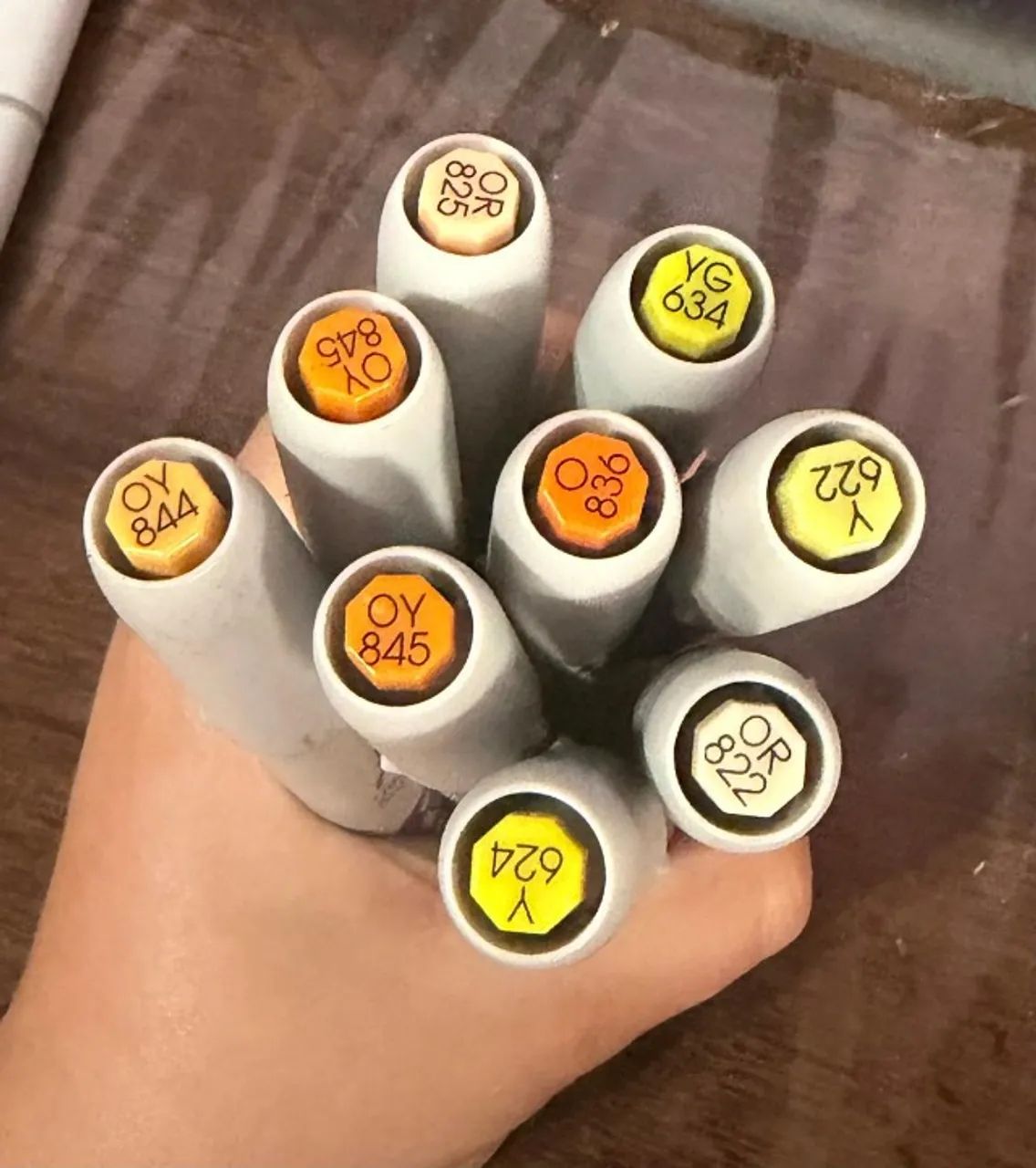  COPIC - AMARELOS, LARANJAS E PÊSSEGOS - 9 CANETAS - Foto 2