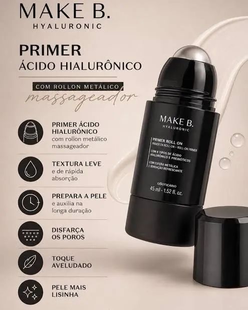 Primer Roll-On Make B. Hyaluronic 45ml