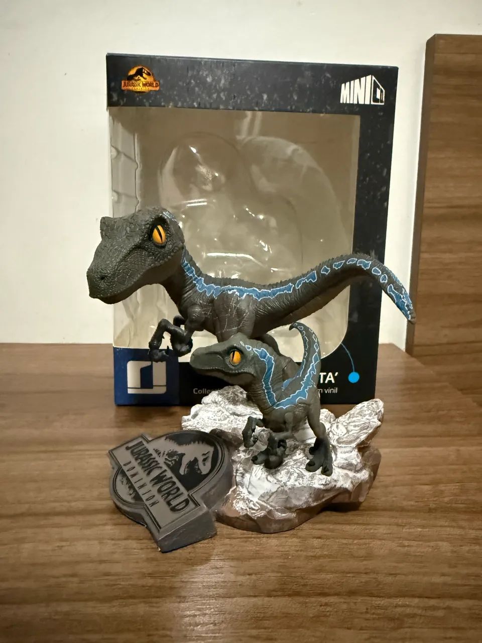 Jurassic park velociraptor blue iron studios minico - Foto 2