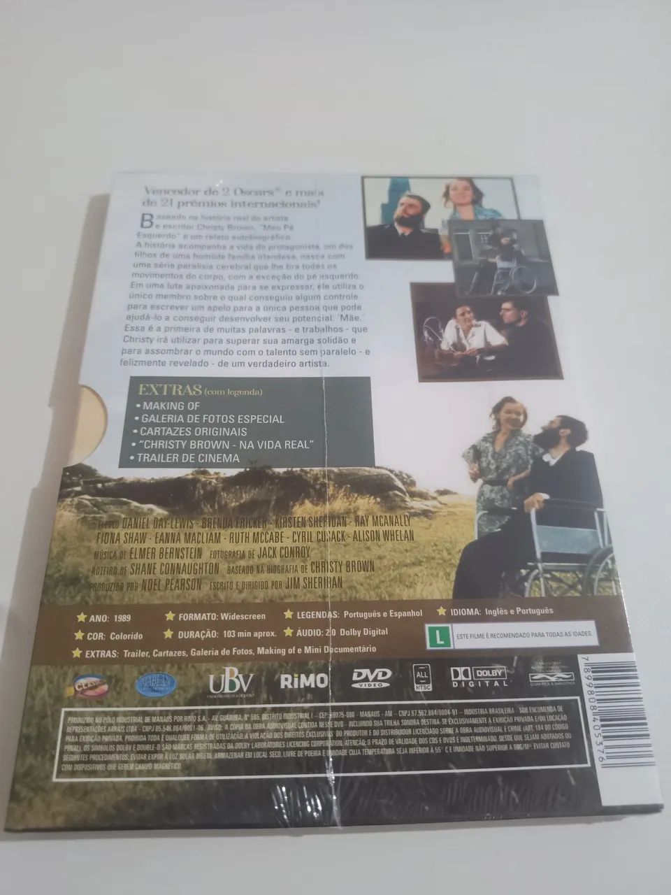 Dvd Meu Pé Esquerdo - Daniel Day-Lewis - Foto 2