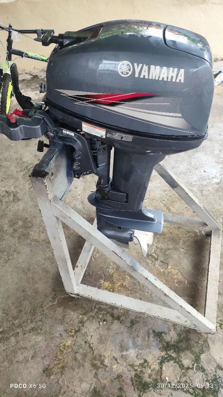 Motor Popa Yamaha 15 cabeça macaco 